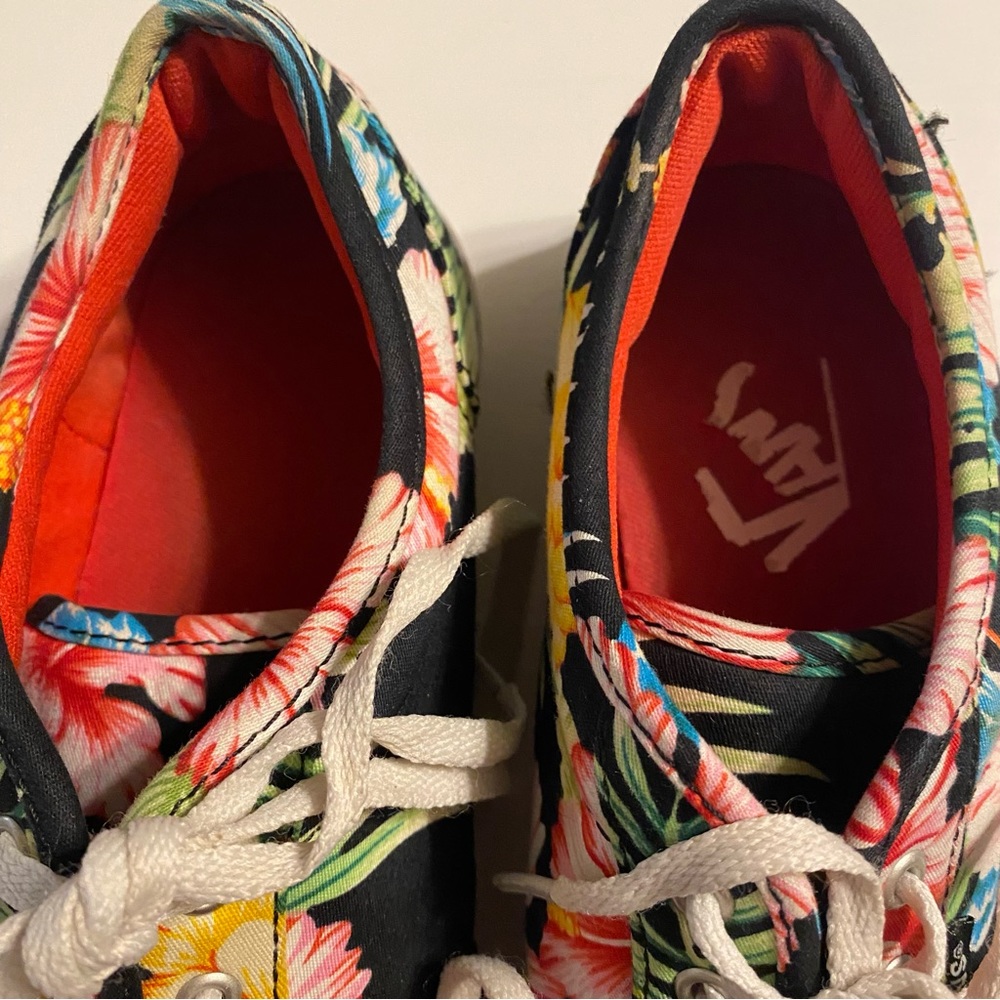 Vans Era Low Top Sneakers HAWAIIAN FLORAL Women's 5000200 Size 8 - Picture 4 of 6